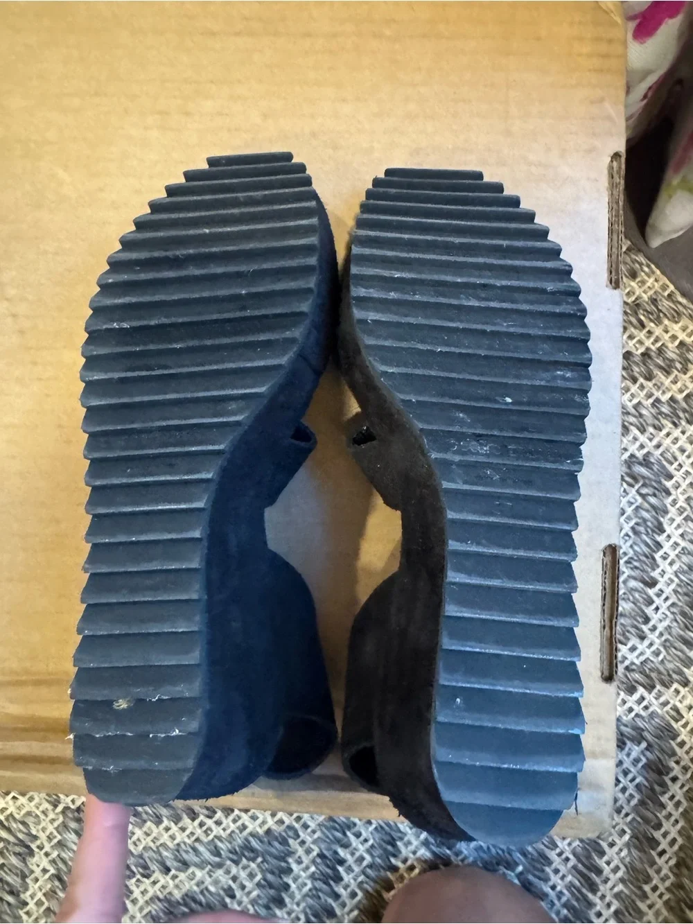Pedro Garcia Black Wedge Sandal